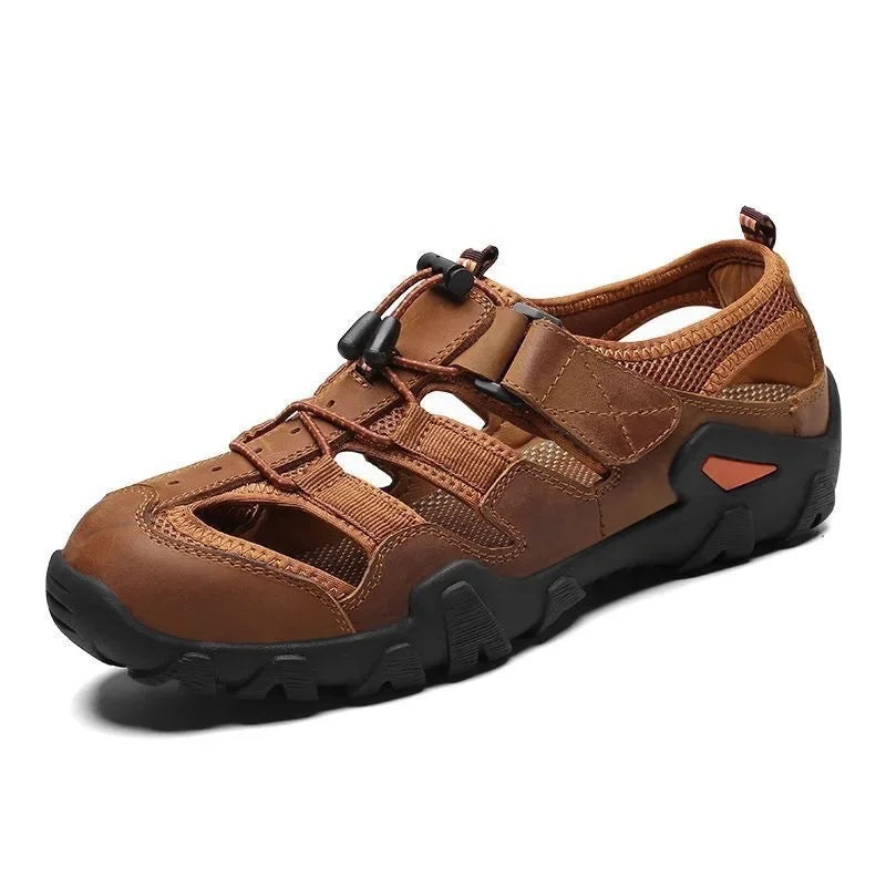 2025 New Men's Sandals Antiskid Breathable Fashion Outdoor Casual Shoes Comfortable Beach Male Shoe Loafers Soft Mans Slippers
