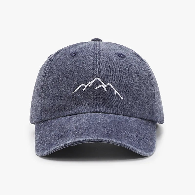 Baseball Cap for Men Women Soft Washed Cotton Mountain Range Embroidery Dad Hats Fashion Outdoor Sports Golf Caps Dropshipping