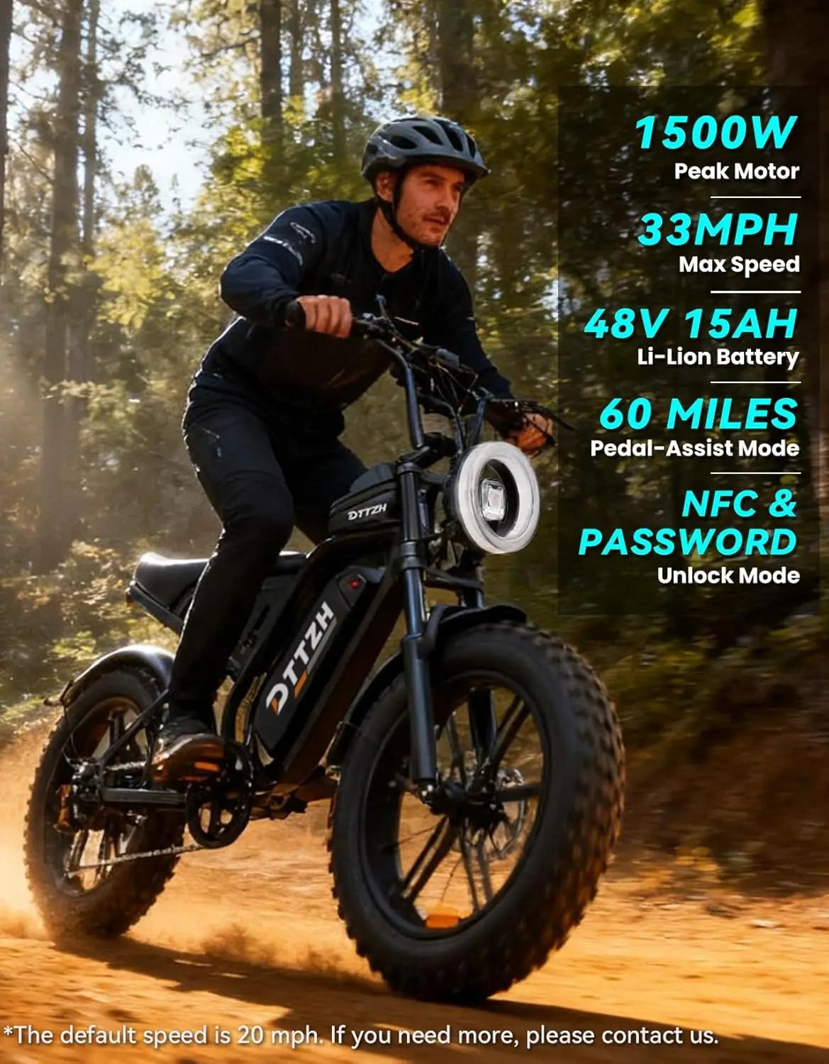 F6/F6S/F6PRO Electric Bike for Adults with NFC & Password Unlock, 4000/2000/1500W, 50/40/33MPH, 60V 30Ah, 48V, Customized