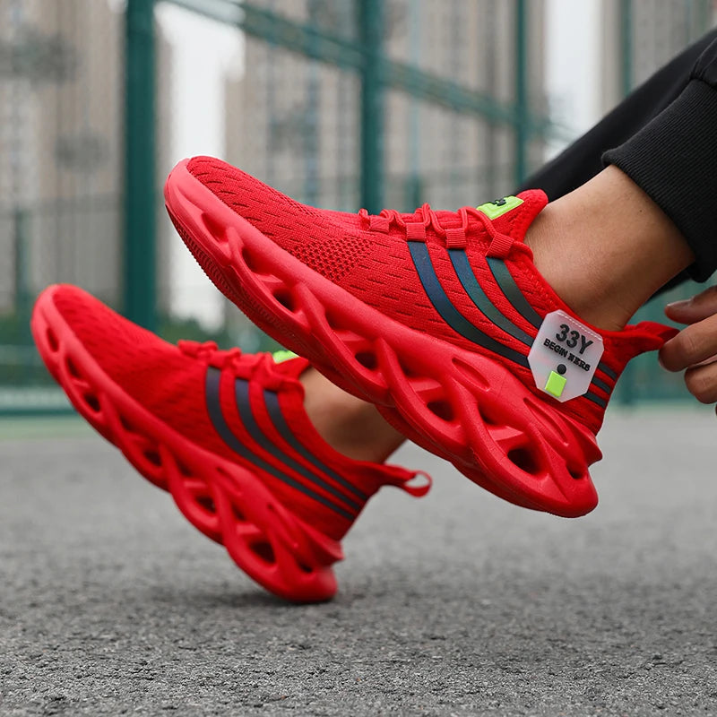 Sneakers for Men Casual Sport Shoes Breathable Lightweight Outdoor Mesh Platform Running Shoes Athletic Tenis Walking Shoes