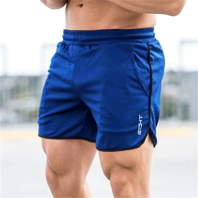 Men Fitness Shorts Summer Gyms Workout Male Breathable Mesh shorts Quick Dry Sportswear Jogger Beach Short Pants Men sweatpants