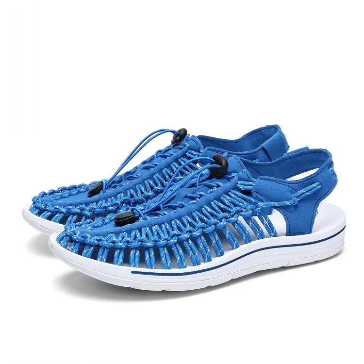 Fashion Designer Summer Handmade Weave Sandals for Men Outdoor Mens Wading Casual Shoes Women Trekking Slippers Beach Sneakers