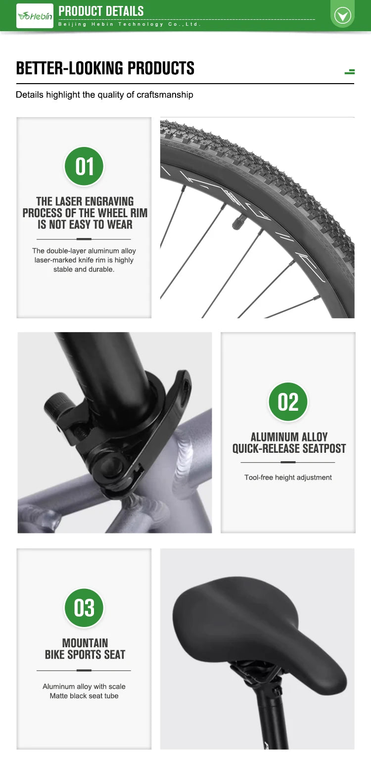 Folding Snow Mountain Bike High Carbon Steel Frame Dual Disc Brakes Soft Tail Design 4.0 Tire Width Wheels 7-Speed