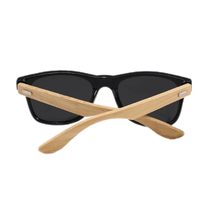 Fashion Bamboo Wood Vintage Square Sunglasses Men Women Luxury Brand Designer Sun Glasses Wooden Driving UV400 Eyewear