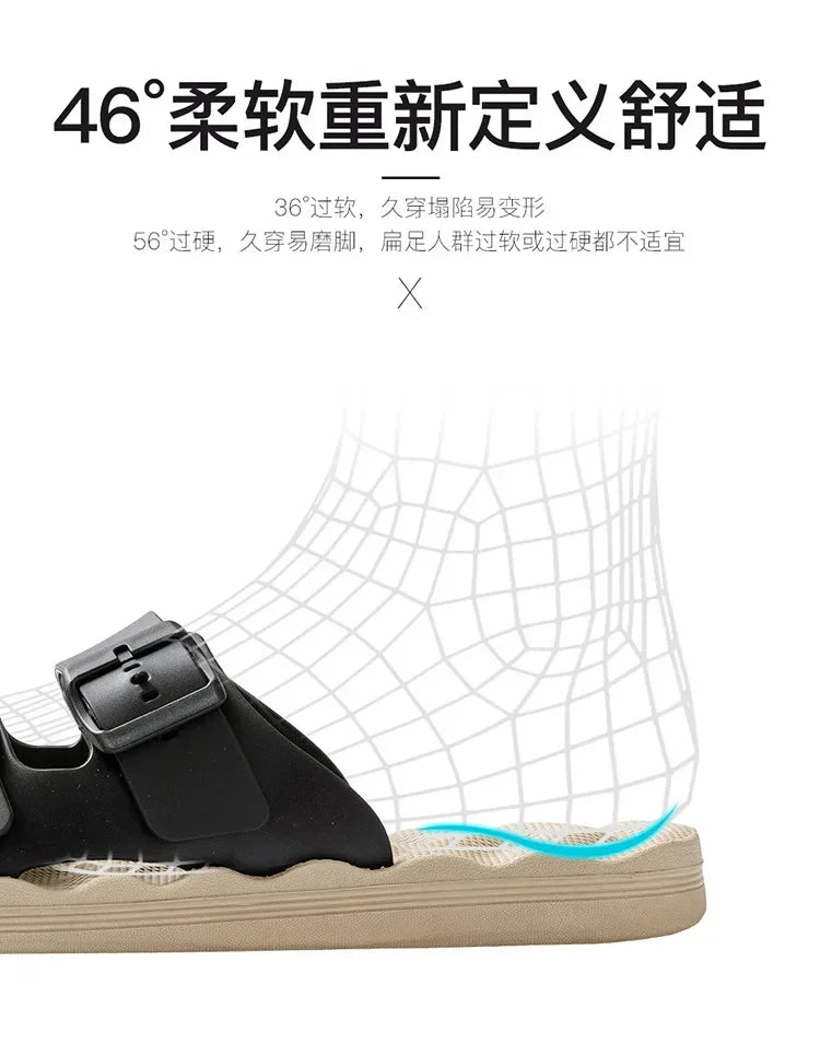 Slippers for Men In Summer Outdoor Wear Home Use Couples Indoor Soft Soles Bathrooms Non-skid Extra Large 4849 Sandals Slippers