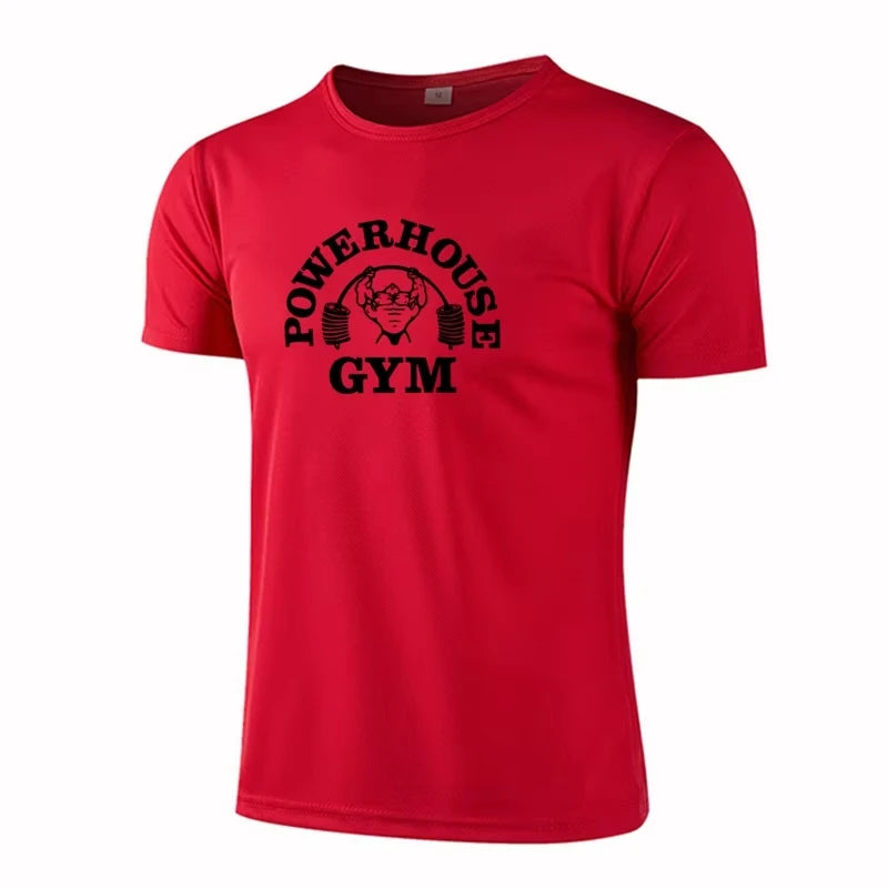 Summer 3D GYM Print Men's T-shirt Summer Casual Loose Sports Breathable Quick Drying Short Sleeve t Harajuku Street Men Clothing