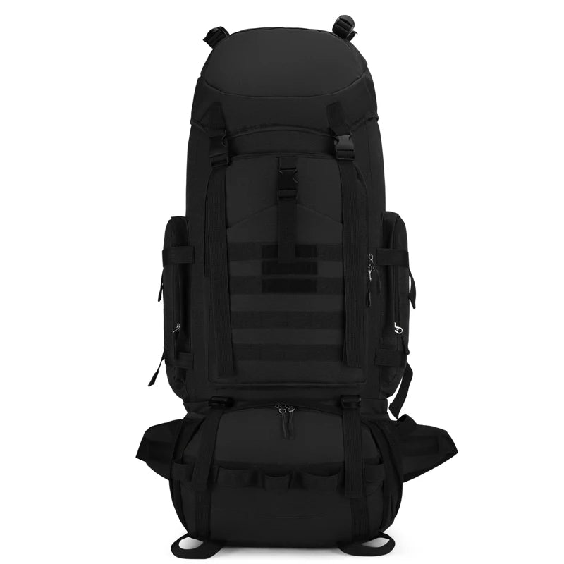 90L Travel Bag Camping Backpack Tactical Hiking Climbing Bags Outdoor Mountaineering Large Sport Bag Men Luggage Molle Rucksack