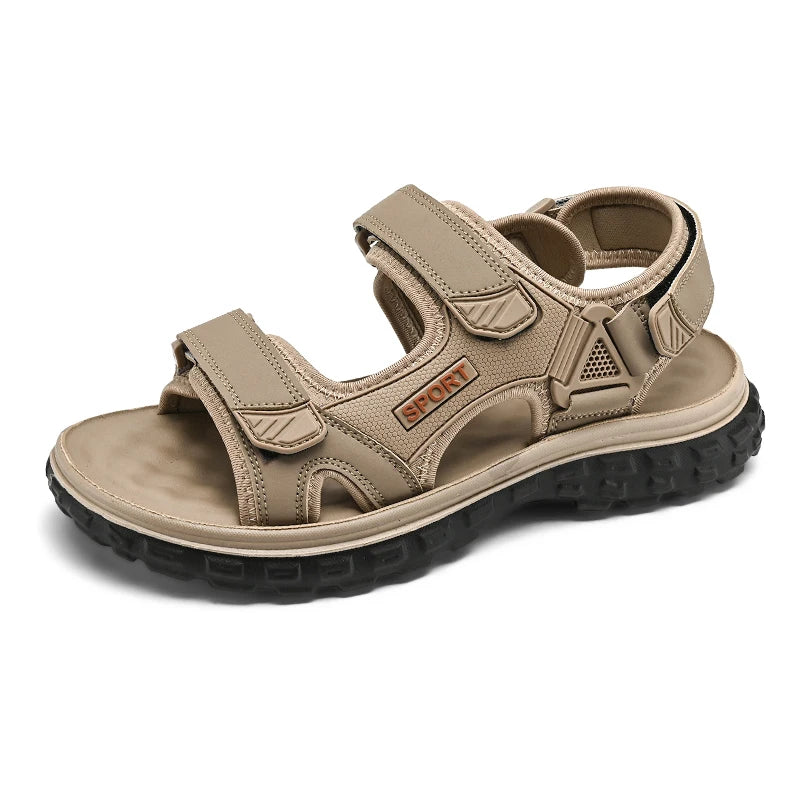 Sandals men summer fashion new style outdoor wear soft sole wear-resistant anti slip anti odor breathable dual-use beach sandals