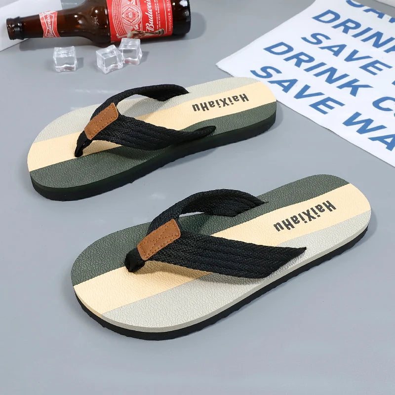 Men Slippers Summer High Quality Flip Flop Men Beach Shoes Fashion Outdoor Flip Flops Casual Breathable Slippers for Men Sandals
