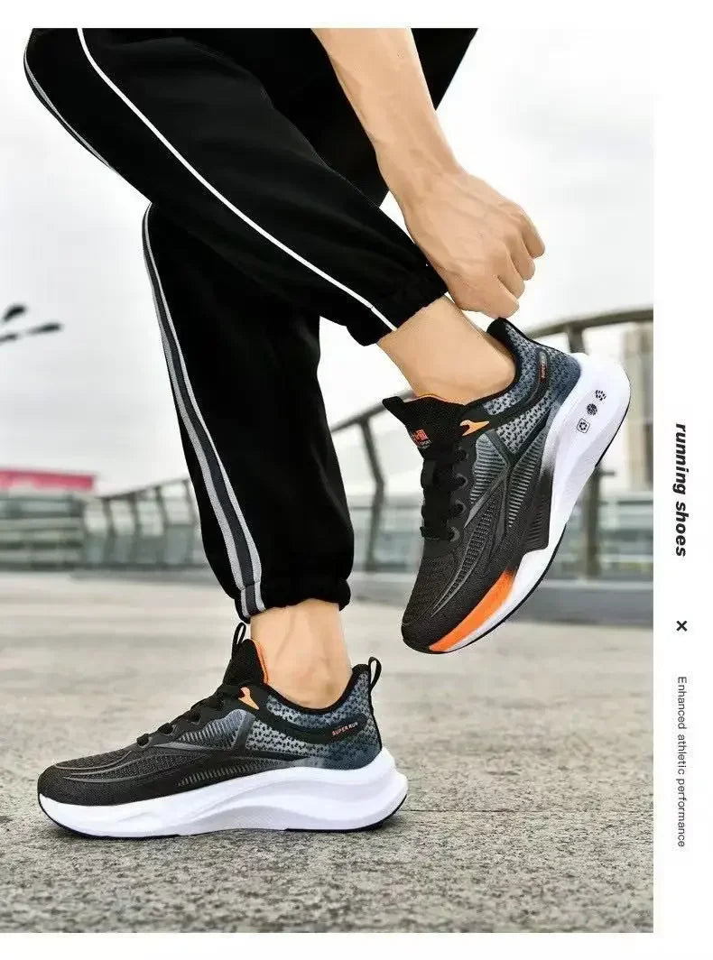 Running & Walking Men's Shoes - Lace-up, Lightweight, Comfortable & Breathable Tennis Sneakers