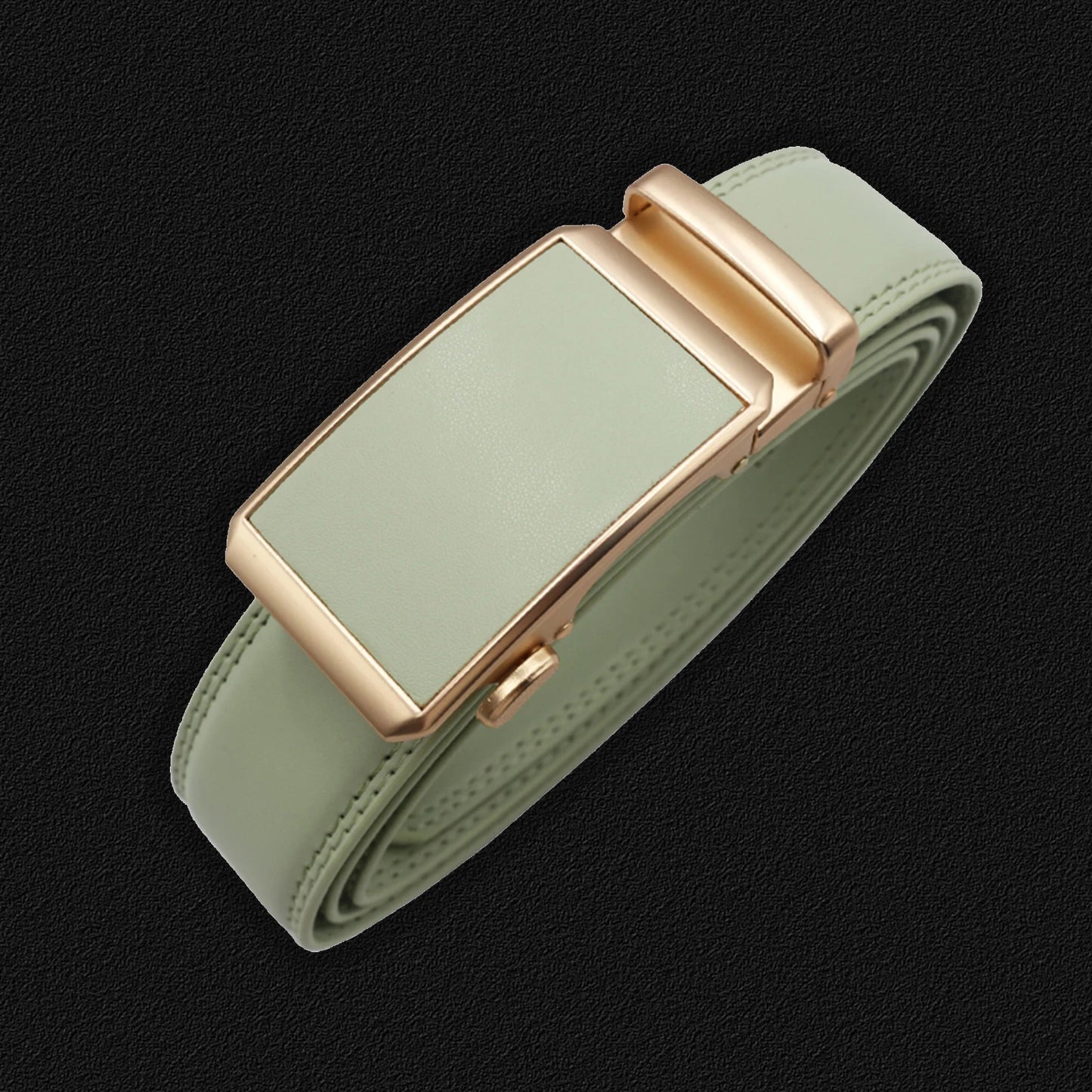 Men Automatic Buckle Belts Genuine Leather Belts for Business Men Luxury Black Strap Waistband New Fashion Brand Designer