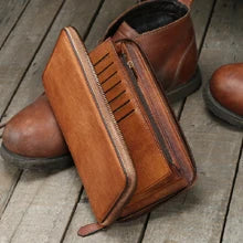 The Secret Life Of Walter Mitty Vintage Leather Men Wallet Genuine leather Wallet Men Purse Handmade male Wallet Money holder