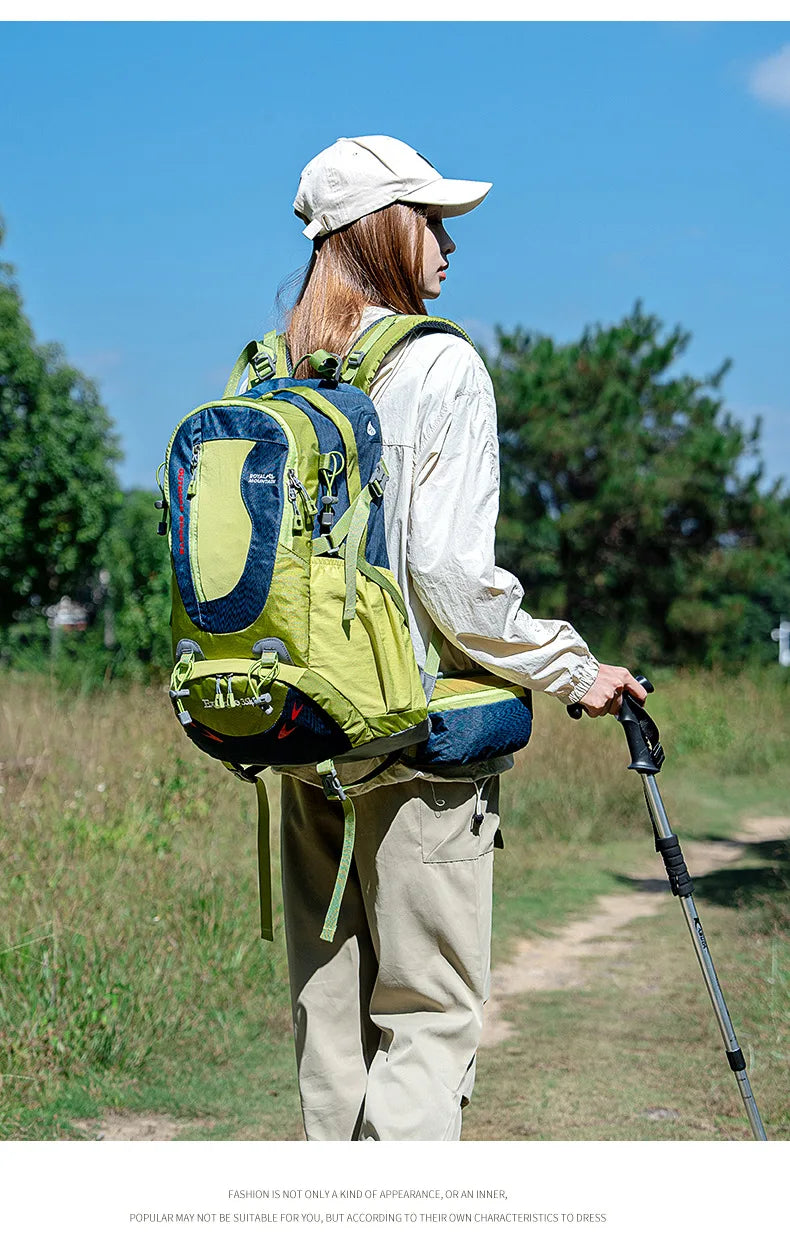 35L Hiking Backpack for Men Women Trekking Climbing Backpacks with Backplane Sports Bag Travel Luggage Bag