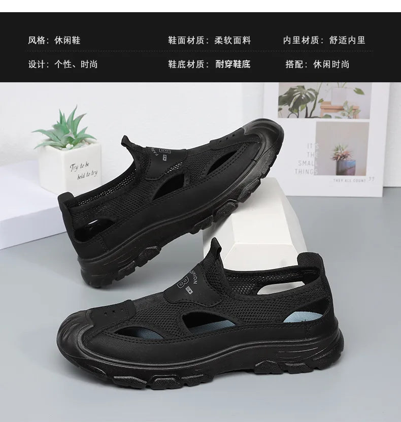 Men's Sandals 2025 New Style Diving Shoes Beach Outdoor Mountaineering Shoes Outdoor Large Sandals 39-46