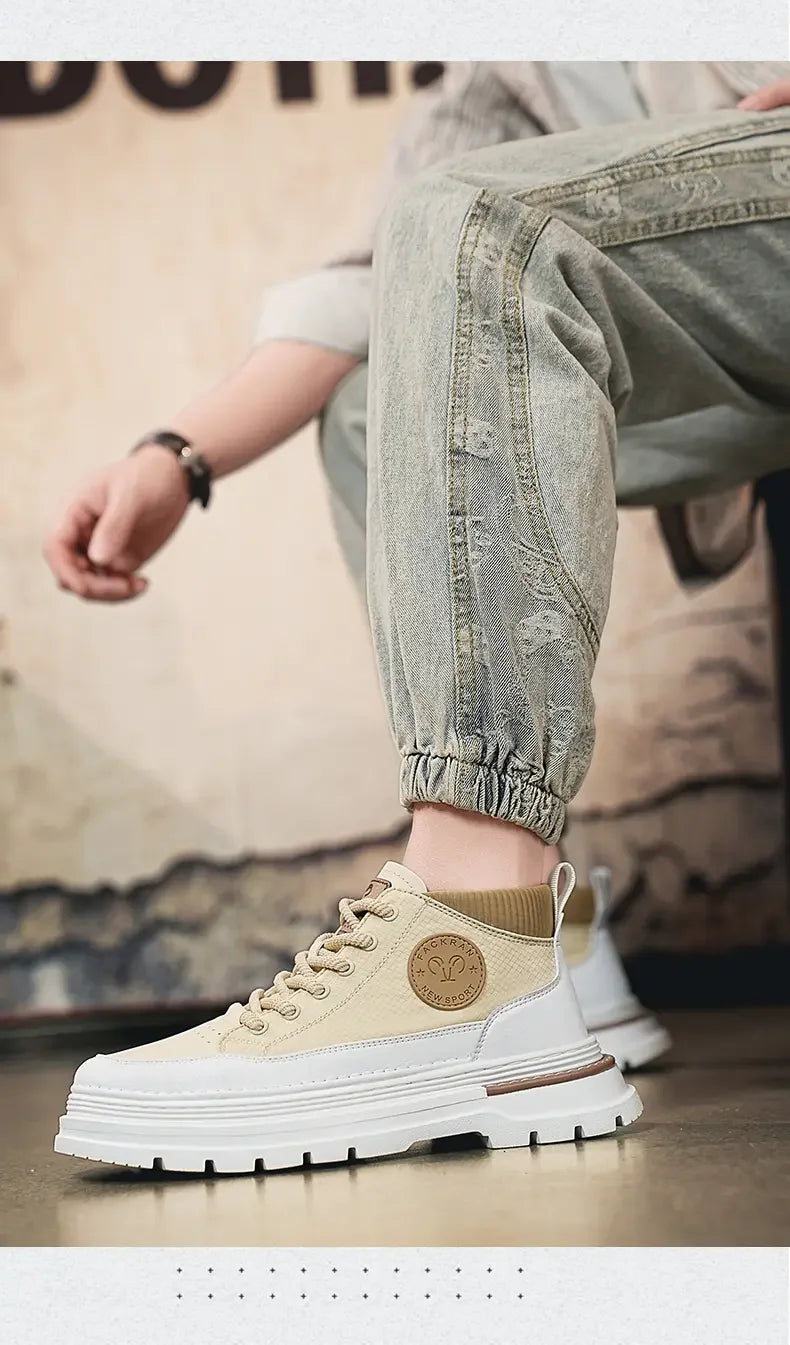 Men's Shoes 2024 Autumn and Winter New Rubber and Plastic Casual Fashion Men's Boots Warm and ComfortableBoots  Mens Boots