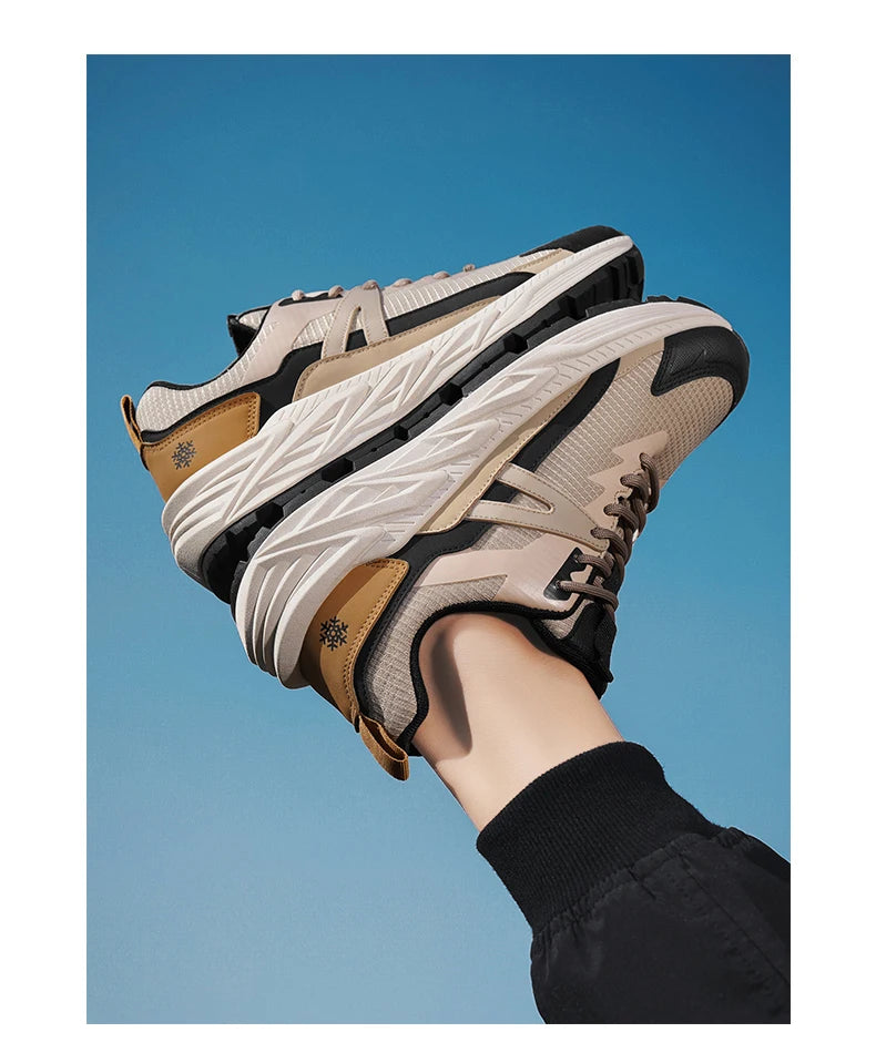 Casual Sneakers Men Low-top Breathable Sports Shoes for Men Fashion All-seasons Walking Shoes Trendy Trainers for Man 2025 New