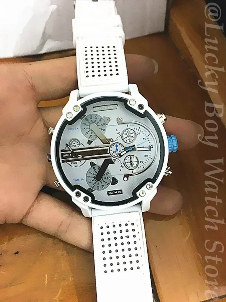 Wristwatch Smart Watches For Men Big Large Dial Watch Fashion Individual Silicone Belt Quartz Clock Sports Business For Women