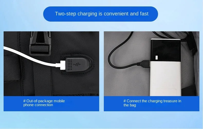 Men's Travel Backpack, Outdoor Luggage Backpack, Business Weekend Bag, Expandable, Large Capacity Travel Backpack, Commuting, Short-Distance Business Trip Luggage Bag, Perfectly Matches Backpack Accessories, Luggage Strap Des