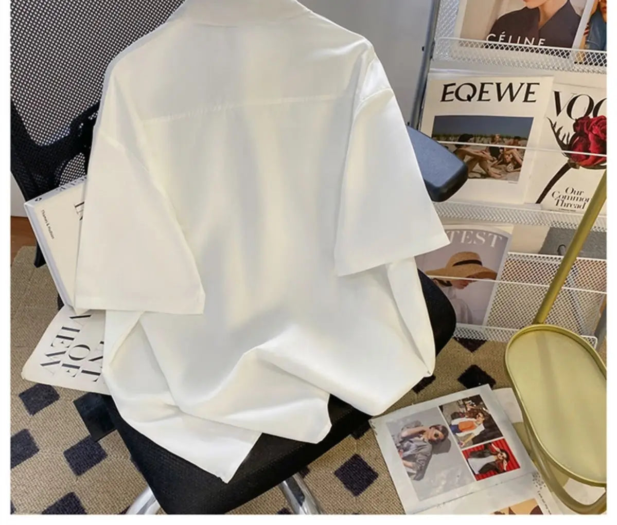 Working Short-sleeved Shirt Men's Summer High Street Niche High-end Design American Handsome Loose Casual Jacket