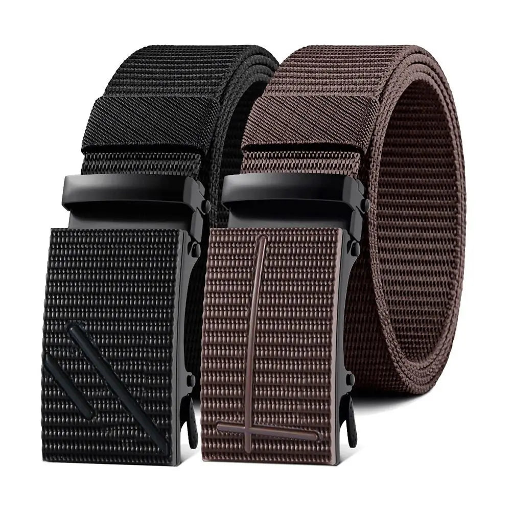 Men Belt Alloy Buckle Breathable Elastic Belts For Men Cowboy Designer Belt Outdoor Tactical Belt Gifts