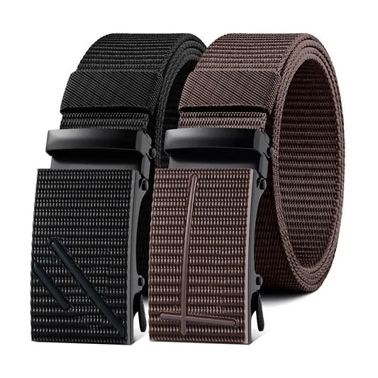 Men Belt Alloy Buckle Breathable Elastic Belts For Men Cowboy Designer Belt Outdoor Tactical Belt Gifts