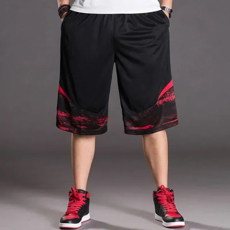 Male Short Pants Basketball Long Quick Dry Men's Shorts Training Bermuda Essential Fashion With Korean Style Stylish Clothing