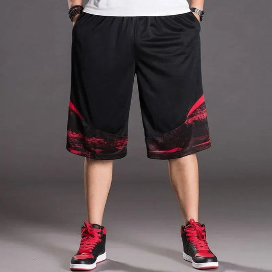 Male Short Pants Basketball Long Quick Dry Men's Shorts Training Bermuda Essential Fashion With Korean Style Stylish Clothing