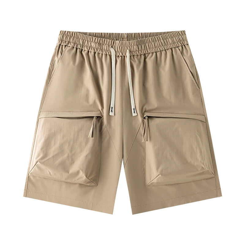 Shorts men's summer trend of work pants thin section loose five pants casual straight outside pants casual five pants