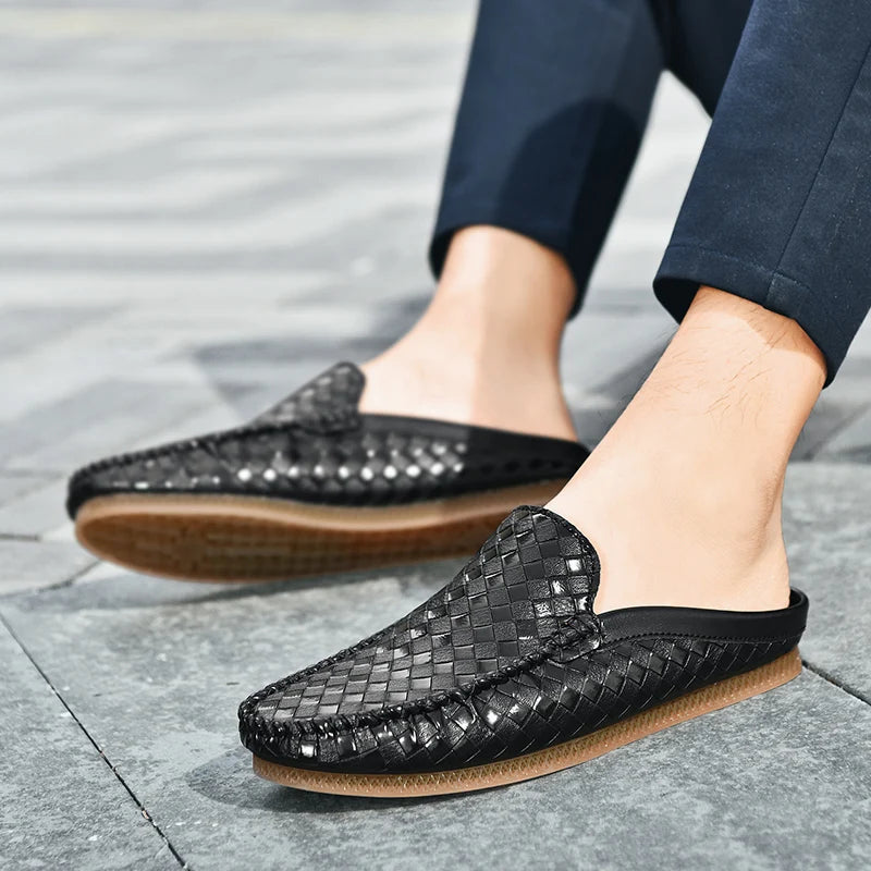 Luxury Brand Flat Shoes for Men Offer Cheap Original Men's Shoes 2024 Shose Brand Replica Summer Men's Sneakers Natural Leather
