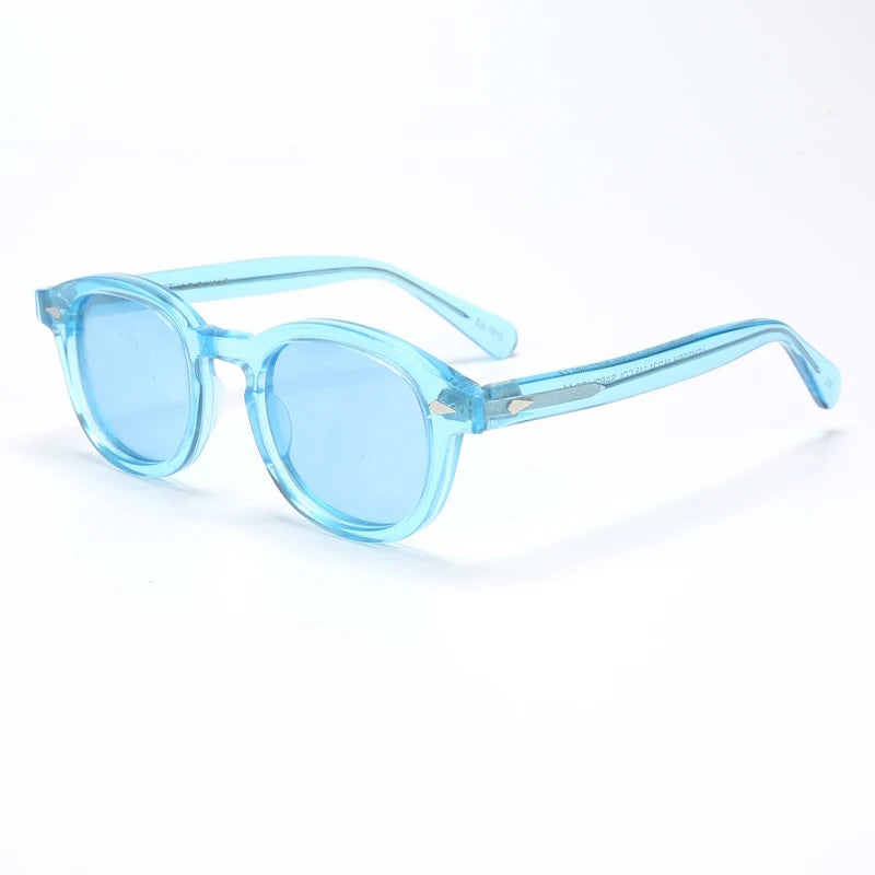 Men's Sunglasses Woman Johnny Depp Polarized Sun Glasses Acetate Frame Luxury Brand Vintage Driver's Shade