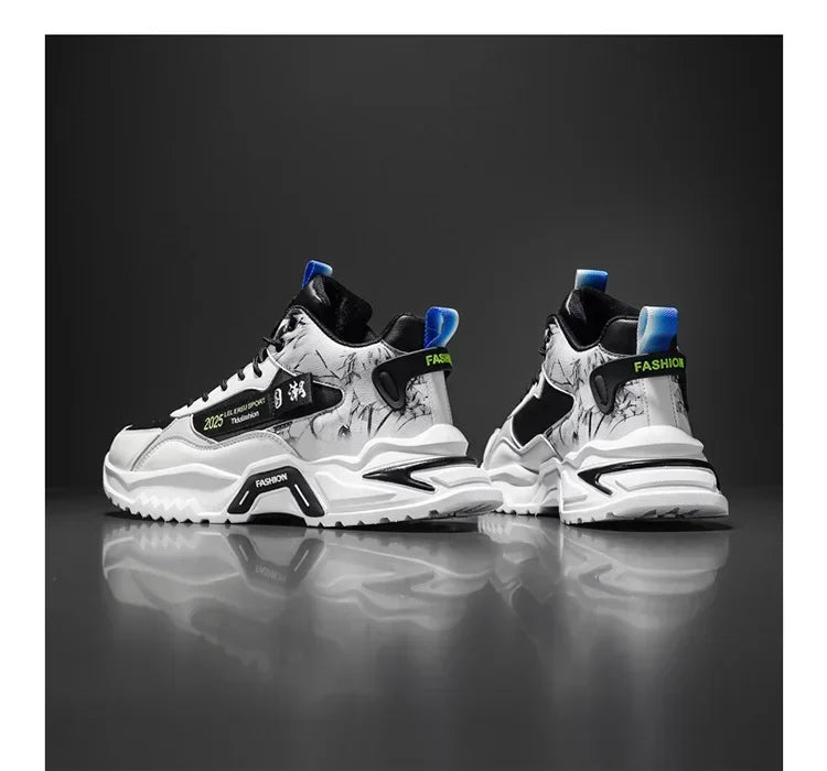 Men’s Shoes Sneakers Fashion Breathable Platform Running Shoes Mesh Sport Light Unisex Male Casual Vulcanize Man Shoes