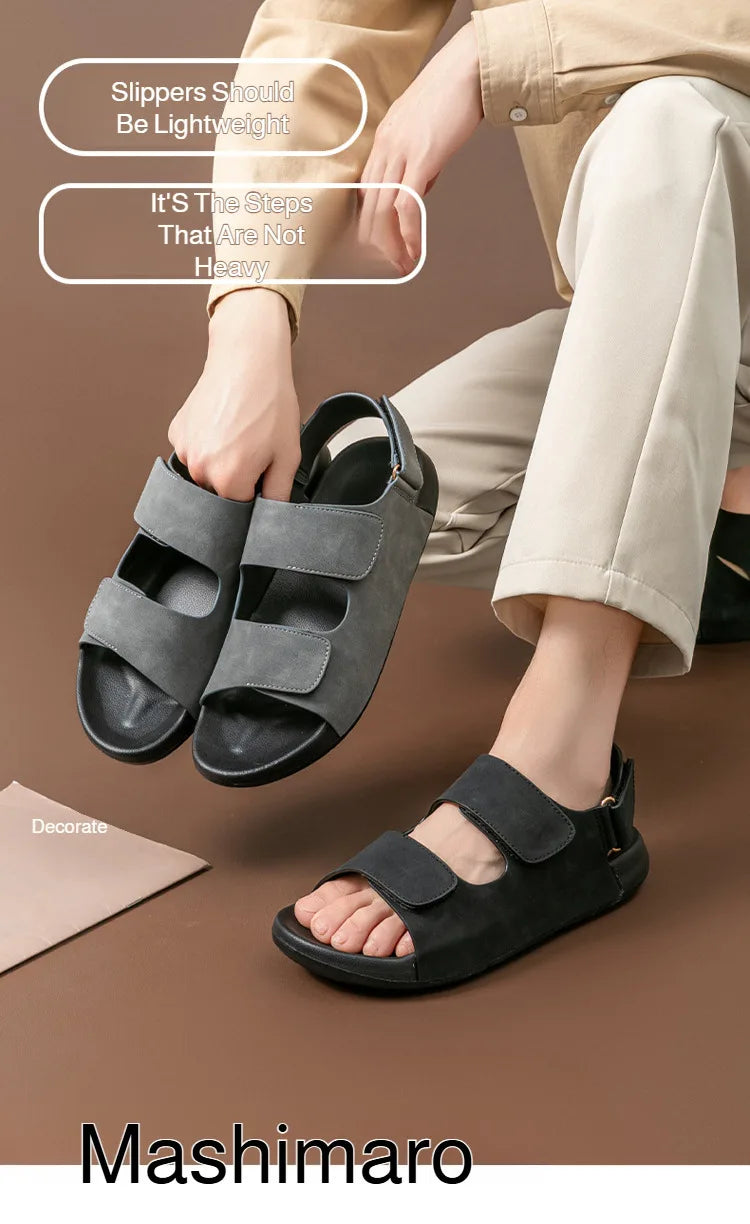 Men's outdoor sandals, casual outdoor beach shoes, outdoor sandals, driving sandals