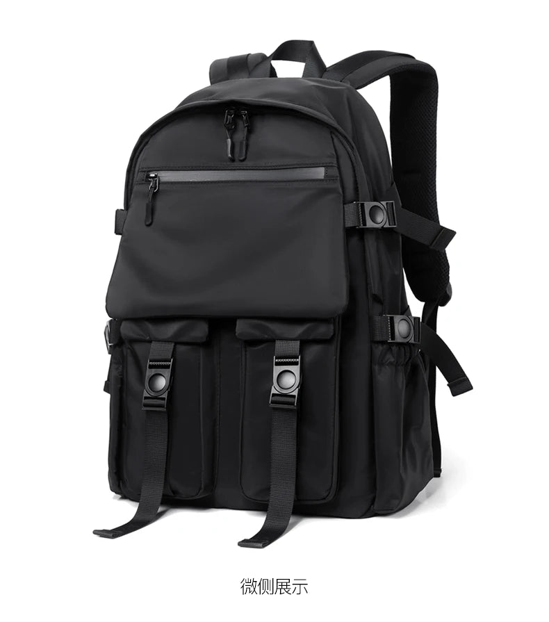 Men's Tactical Style Backpack, Large - capacity Travel Bag with Multiple Straps, Durable Material, Ideal for Outdoor Adventures