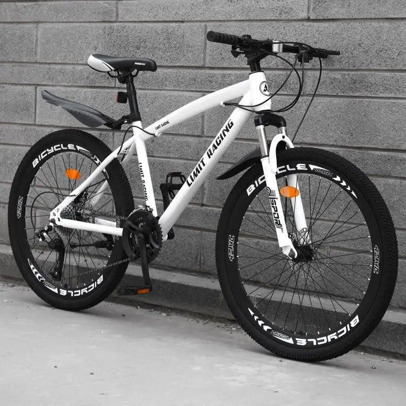 21/24/27-speed Shock Absorption Racing Bike Carbon Steel Frame Mountainbike 26 Inch Bicycle for Adults