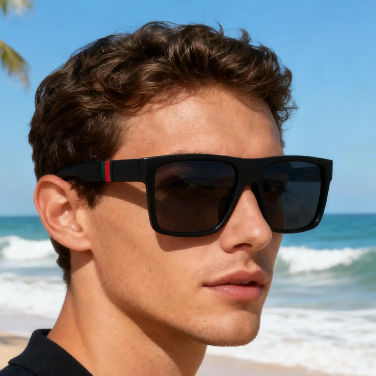Sunglasses Polarized Anti-Glare Retro Sunglasses Fashion Scooter Glasses for Men Women Fishing Running Sports Cycling Driving
