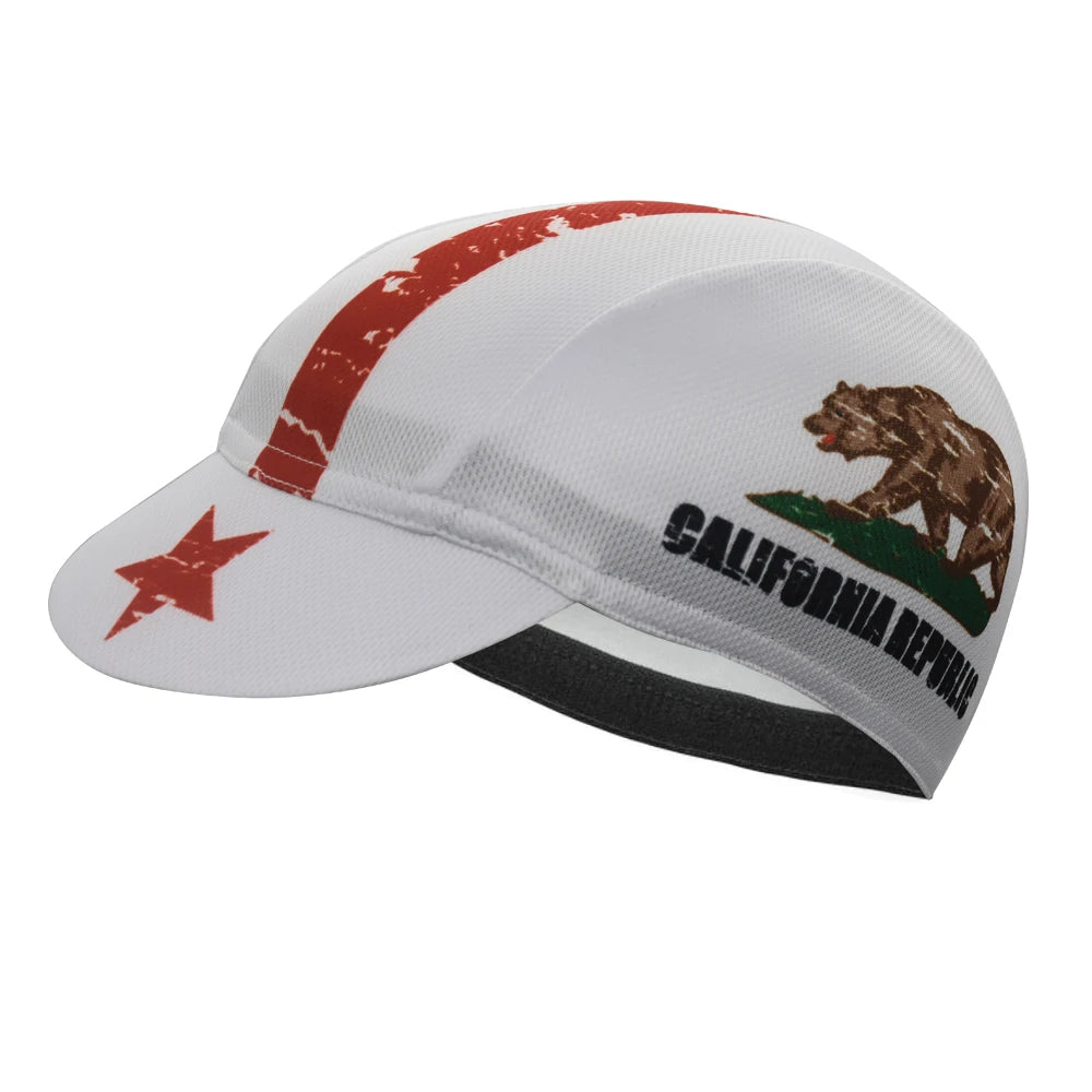 Multiple Retro Cycling Hat Bike Caps For Men and Women Quick-drying Breathable Sports Outdoor Ride Unisex  California Cap