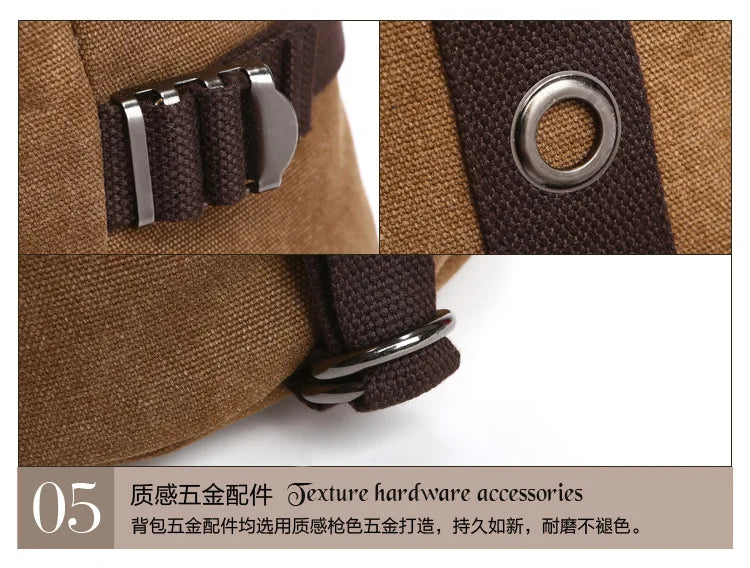 2025 Fashion Large Man Travel Bag Mountaineering Backpack Male Luggage Canvas Bucket Shoulder Army Bags For Boys Men Backpacks