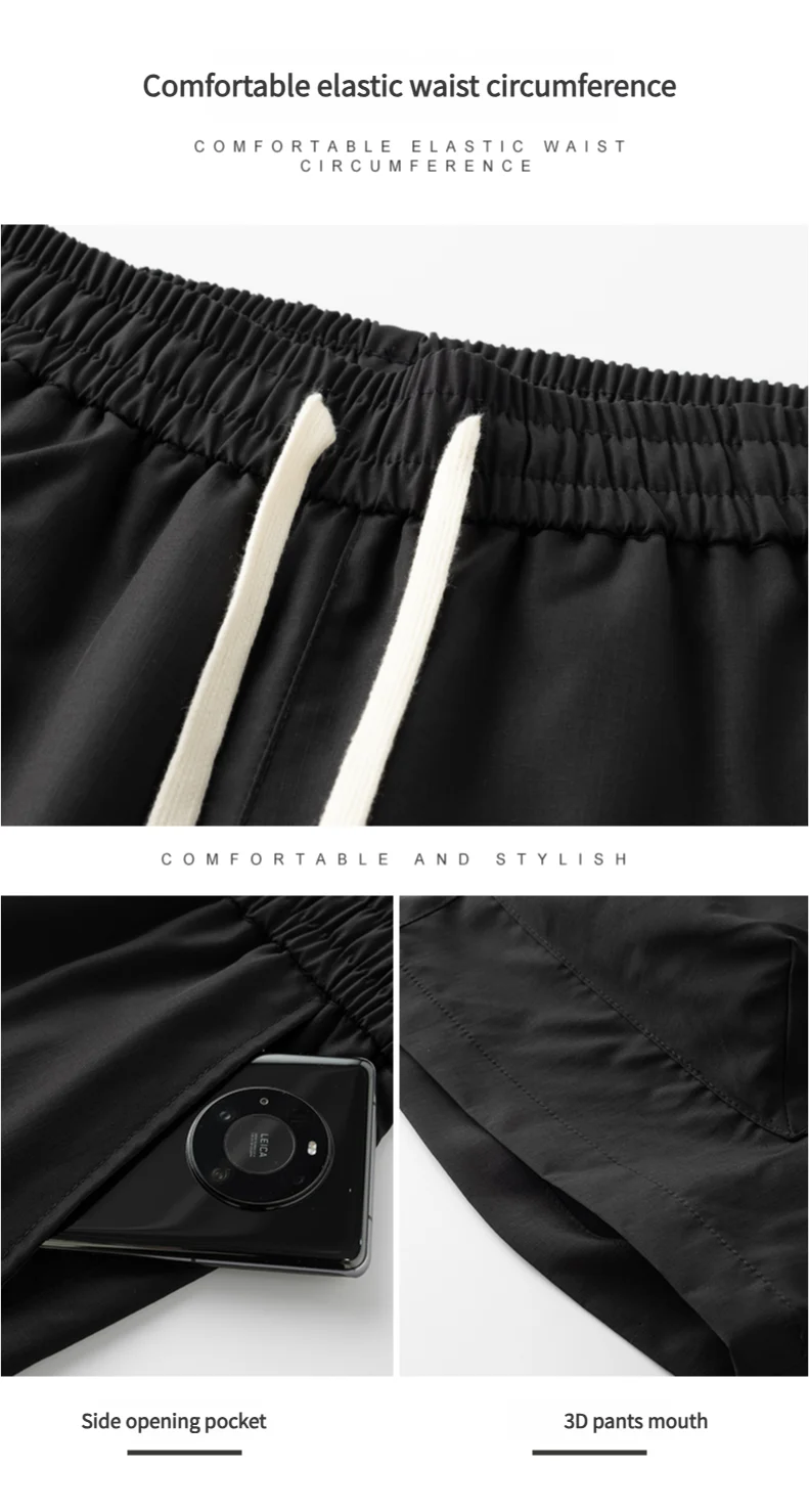 Shorts men's summer trend of work pants thin section loose five pants casual straight outside pants casual five pants