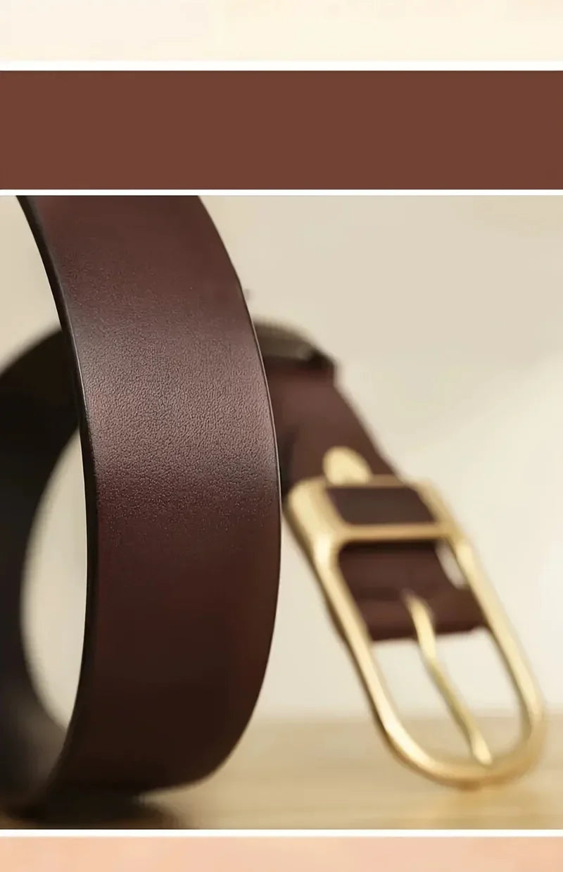 2025 Men's Trendy Casual Belt For Men Coboy Style Belts Pin Buckle Belt Jeans Retro Belt Business Casual Belt