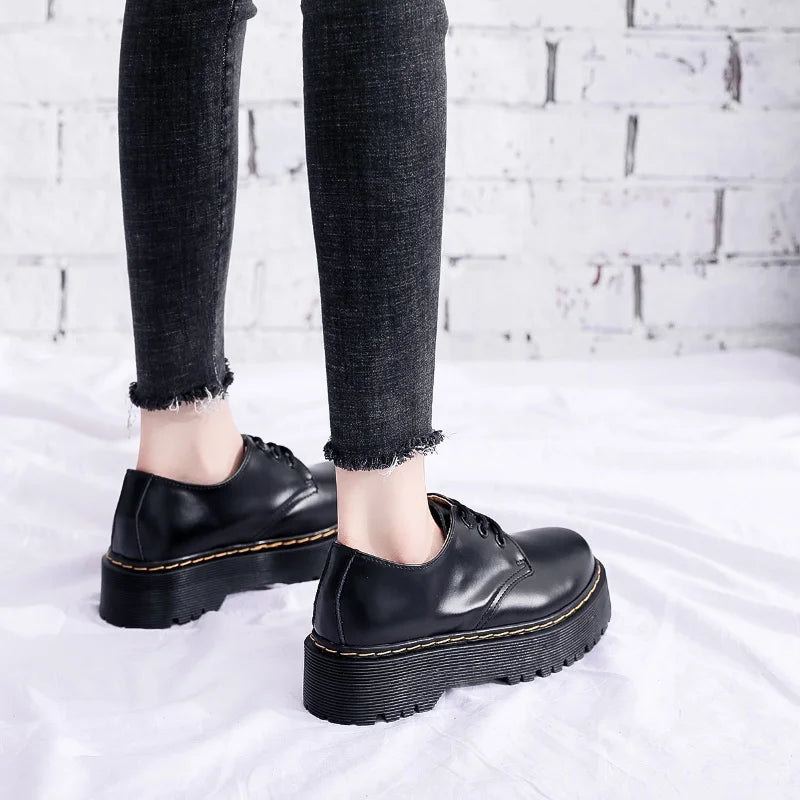 New men and women boots American British platform thick-soled low-cut men shoes non-slip wear-resistant outdoor casual shoes 45