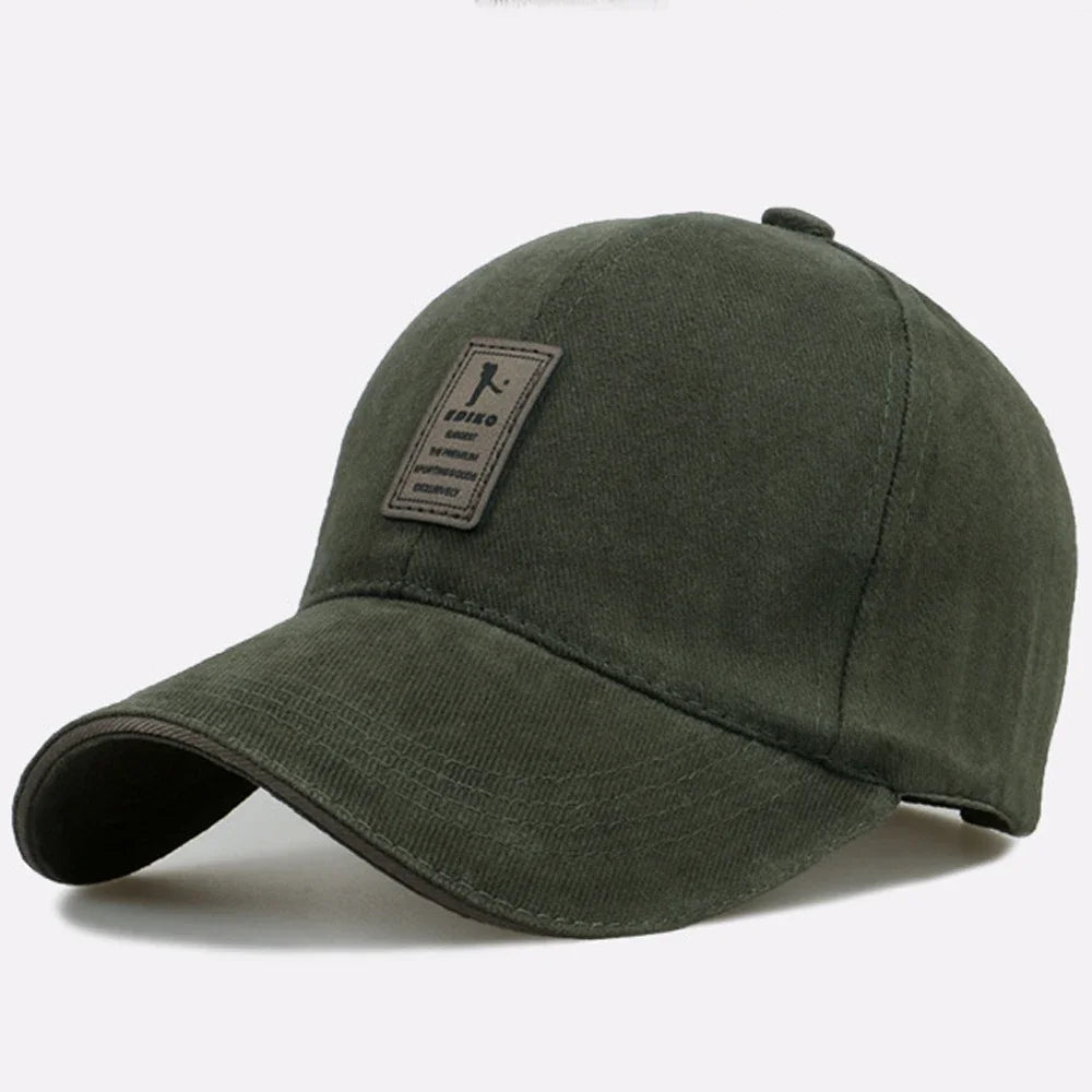 Sports Baseball Cap for Men Women Cotton Hiking Fishing Camping Black Red White Blue Green Brown Caps H59RT