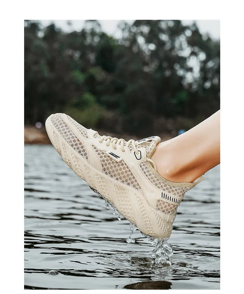 Casual Sneaker Men's Sandals Shoes for Men Soft and Comfortable Non-Slip Thick Bottom Wear-resistant Ventilate Flat Sandals