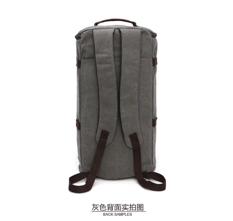 2025 Fashion Large Man Travel Bag Mountaineering Backpack Male Luggage Canvas Bucket Shoulder Army Bags For Boys Men Backpacks