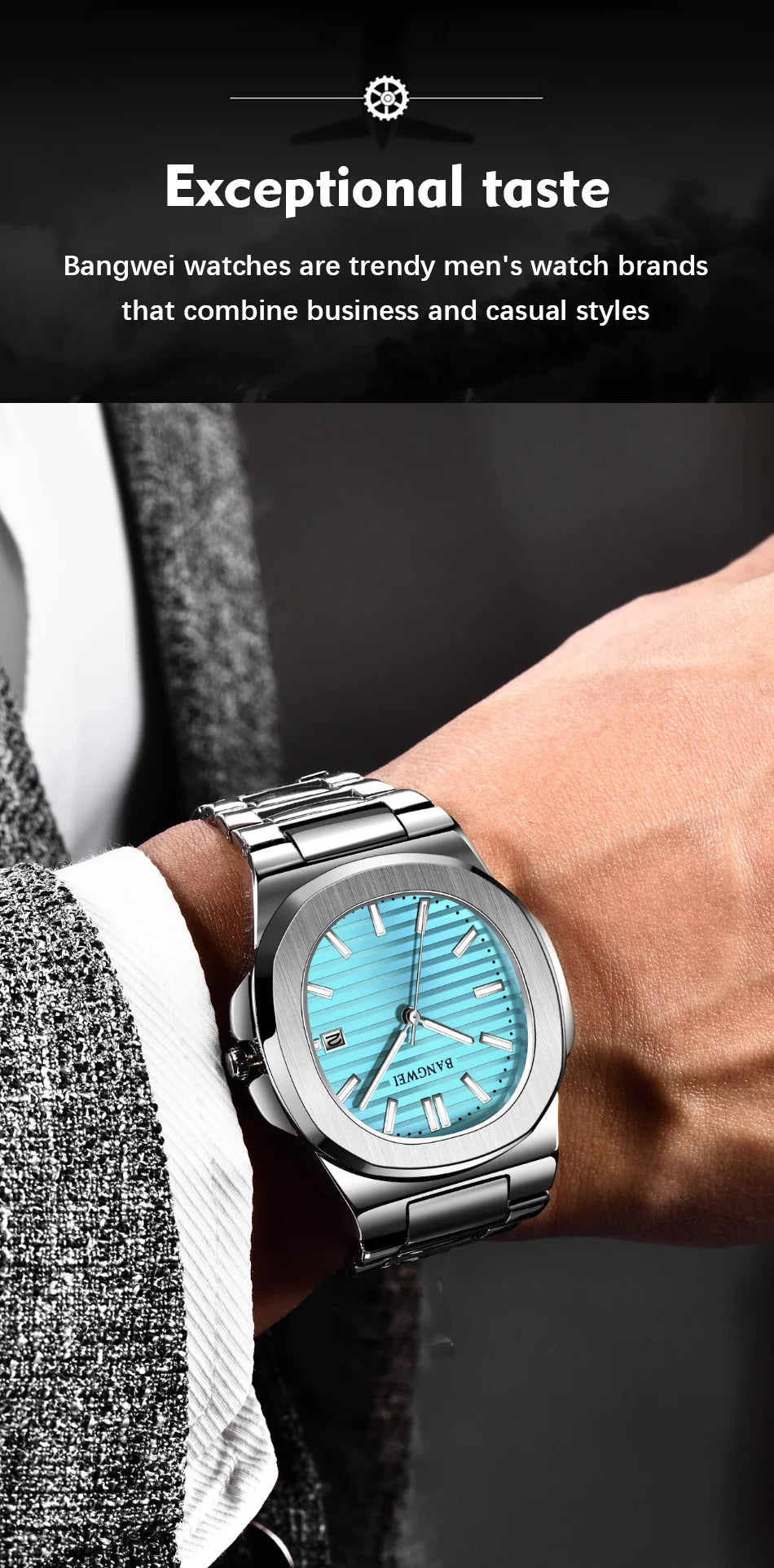 Watch For Men Top Brand Luxury  LIGE  Fashion Full  Steel Quartz Men Watches Date Business Sport Male Wristwatch Clock Montre Ho