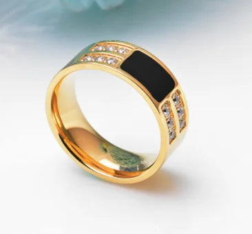 2025 New Business Drip Oil High-end Men's and Women's Rings Fashion Temperament High-end Ring Party Jewelry Wholesale