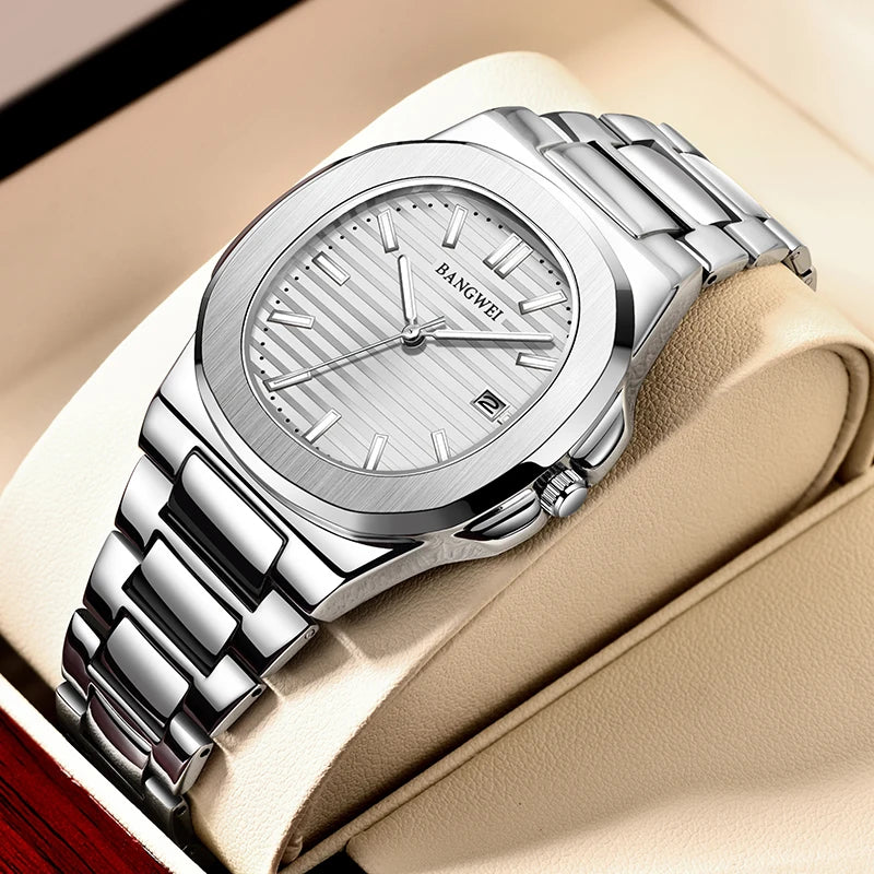 Watch For Men Top Brand Luxury  LIGE  Fashion Full  Steel Quartz Men Watches Date Business Sport Male Wristwatch Clock Montre Ho