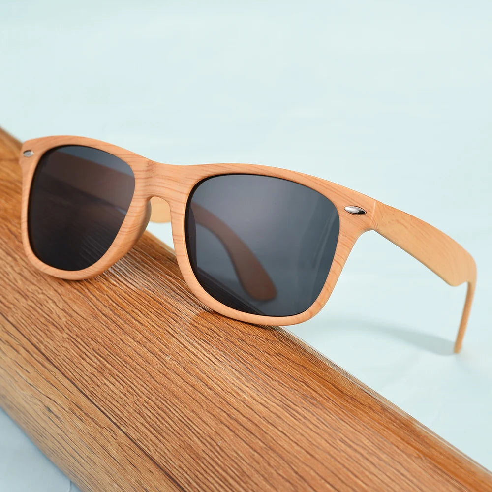 Wood Bamboo Sunglasses Men Women Classic Fashion UV400 Vintage Driving Sun Glasses Black Fishing Eyewear UV400 Eyeglasses