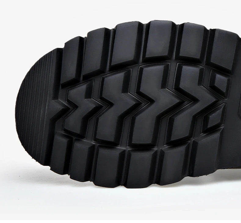 Cow Leather Sandals for Men 2025 Summer New Designer Big Size Increase Roman Beach Shoes Male Fashion Casual Black Sandals Man