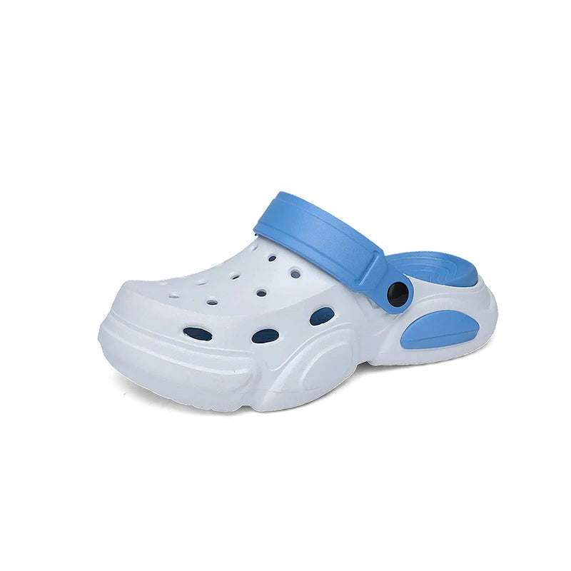 Summer Men's Thick-Soled Non-Slip Breathable Toe-Cap Sandals Casual Beach Slippers