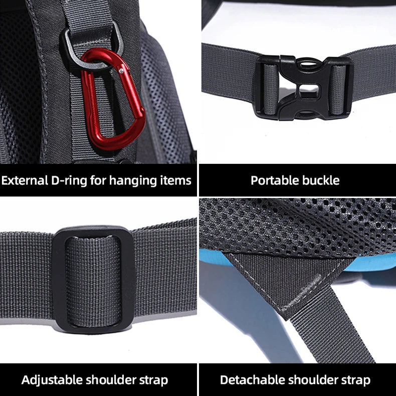 Camping Backpack Travel Bag Men Women Hiking Trekking Climbing Rucksack Outdoor Sports Bags Large Capacity Luggage Shoulder Bag